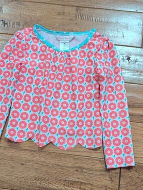 Tommy Bahama Coral Floral Rash Gaurd Long-Sleeve Top for Kids